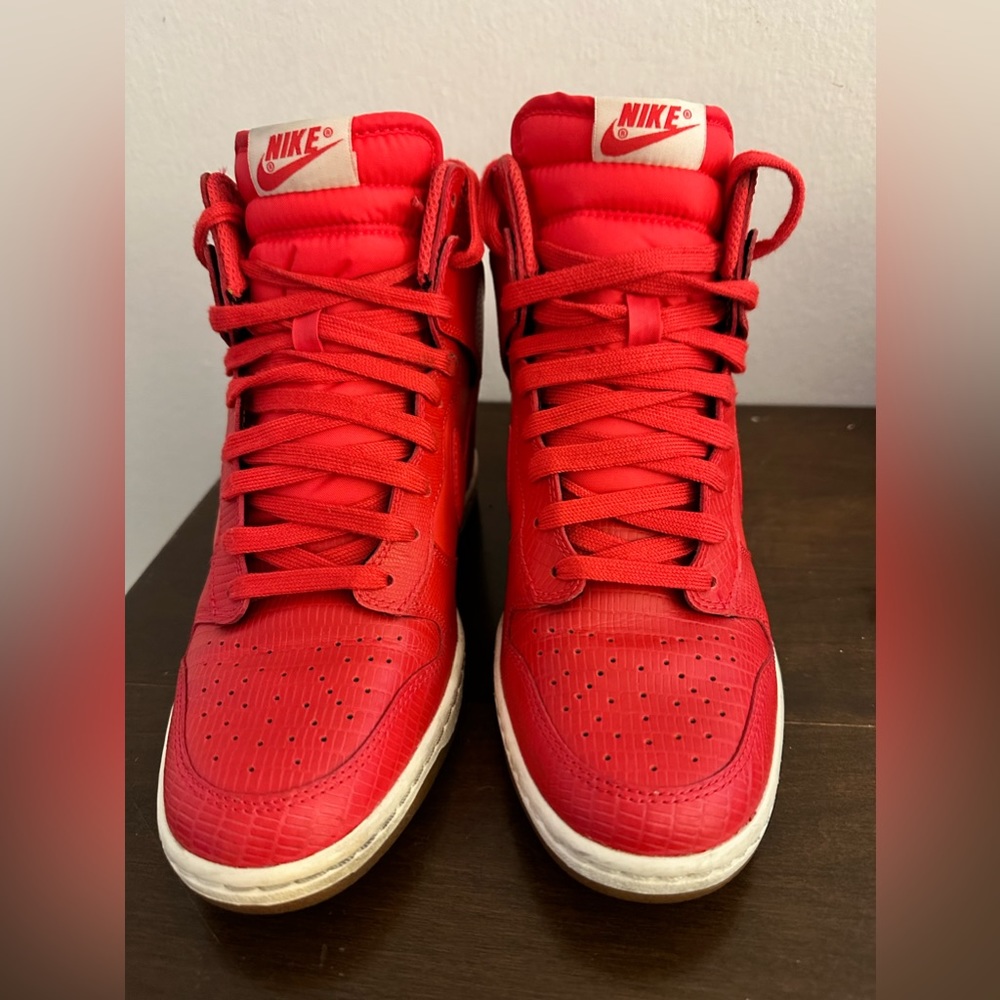 Nike dunk sky hi wedge sneakers